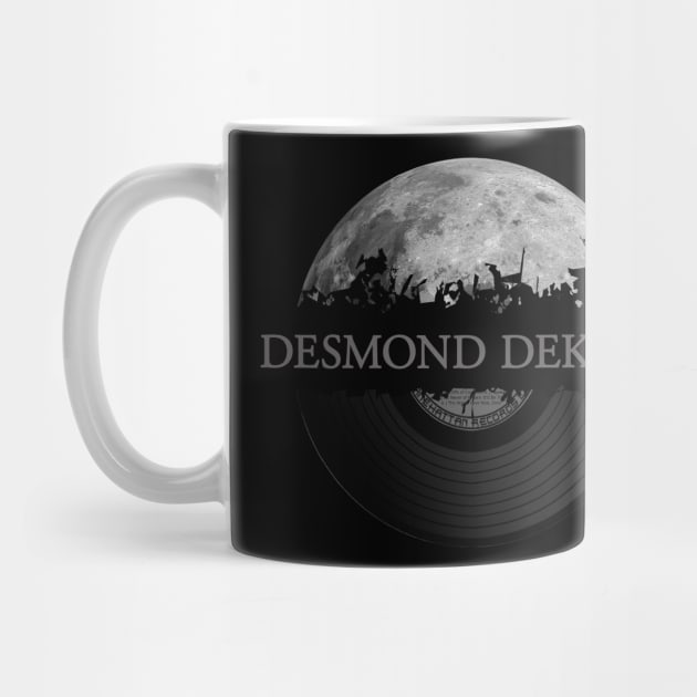 Desmond Dekker moon vinyl by hany moon